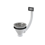 Zestaw odpływowo-przelewowy 6/4", sitko nierdzewne DN115 zlew A38