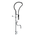 Bateria gastronomiczna stojąca, wąż na sprężynie, pistolet, dodatkowa wylewka 340mm, H=1151, PRESTO CHEF