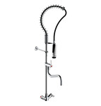 Bateria gastronomiczna stojąca, wąż na sprężynie, pistolet, dodatkowa wylewka 340mm, H=1126, PRESTO CHEF