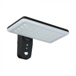 Kinkiet ogrodowy ścienny solarny V-TAC 15W czunik ruchu CCT IP65 czarny VT-414 4000K-6000K 2000lm