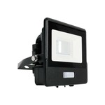 Naświetlacz LED V-TAC 10W SAMSUNG CHIP czujnik ruchu czarny Z mufą VT-118S 3000K 735lm 5 lat gwarancji
