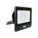 Naświetlacz LED V-TAC 30W SAMSUNG CHIP czujnik ruchu czarny Z mufą VT-138S 3000K 2340lm 5 lat gwarancji