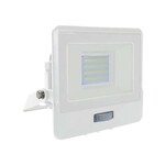 Naświetlacz LED V-TAC 20W SAMSUNG CHIP czujnik ruchu biały Z mufą VT-128S 6500K 1510lm 5 lat gwarancji
