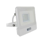 Naświetlacz LED V-TAC 20W SAMSUNG CHIP czujnik ruchu biały przewód 1M VT-128S 3000K 1510lm 5 lat gwarancji
