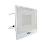 Naświetlacz LED V-TAC 50W SAMSUNG CHIP czujnik ruchu biały przewód 1M VT-158S-1-W 6400K 4000lm 5 lat gwarancji