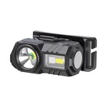 Latarka 3w1 czołowa rowerowa V-TAC 3W SMD ładowanie USB-C IP43 VT-9902 190lm