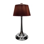 Lampka biurkowa nocna V-TAC 1,5W LED 28cm ładowanie USB ściemnianie brąz VT-7968 3000K-6000K 40lm