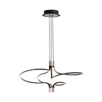 Oprawa zwieszana V-TAC LED 30W złoty czarny 56x120cm VT-7980 3000K 3350lm