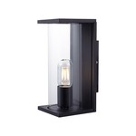 Oprawa ścienna elewacyjna loft V-TAC 1xE27 IP44 czarny MAT VT-81050