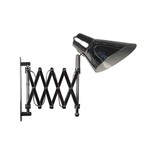 Lampa ścienna V-TAC rozciągana sprężyna czarny+chrom E27 VT-7702 5 lat gwarancji
