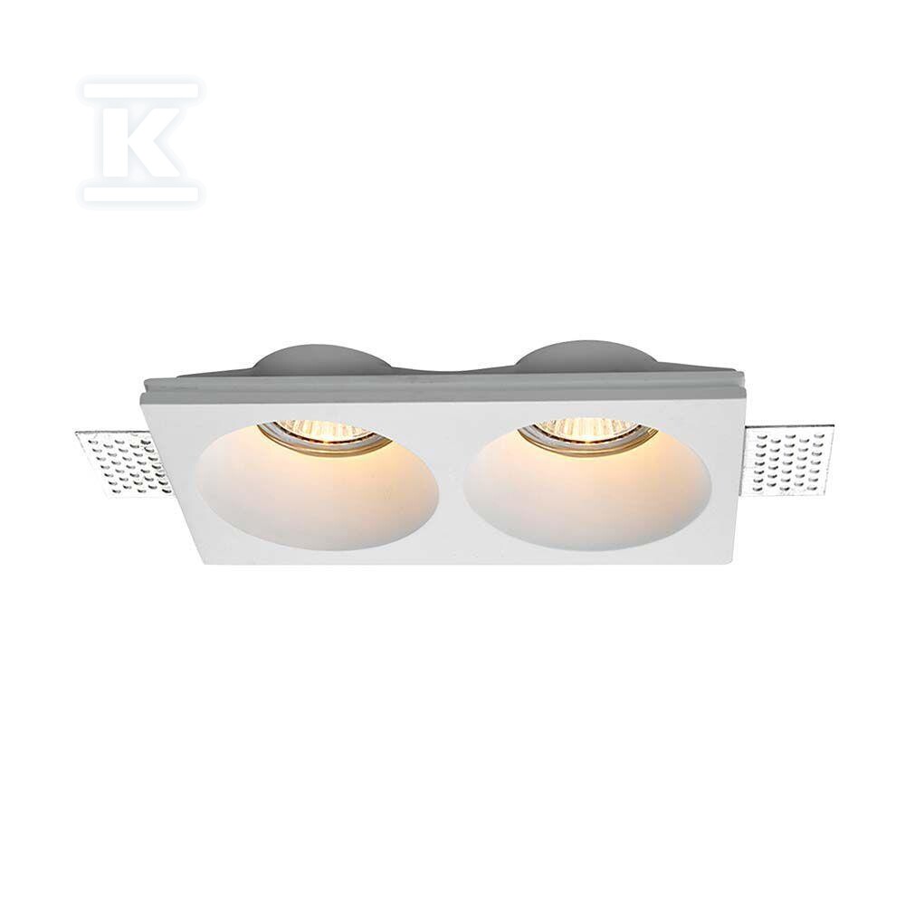 Oprawa gipsowa V-TAC 2xGU10 sufitowa - 6762