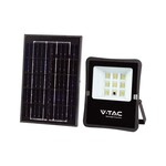 Naświetlacz LED solarny V-TAC 6W pilot auto timer IP65 VT-55050 4000K 400lm