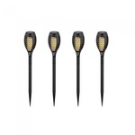 Lampa solarna zestaw 4szt V-TAC wbijana 1W LED 50cm 6 godzin (opak. 4szt) VT-724 2200K