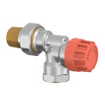 Zawór termostatyczny kątowy odwrócony (axialny) Kv 0,028 - 0,49 - 1/2"