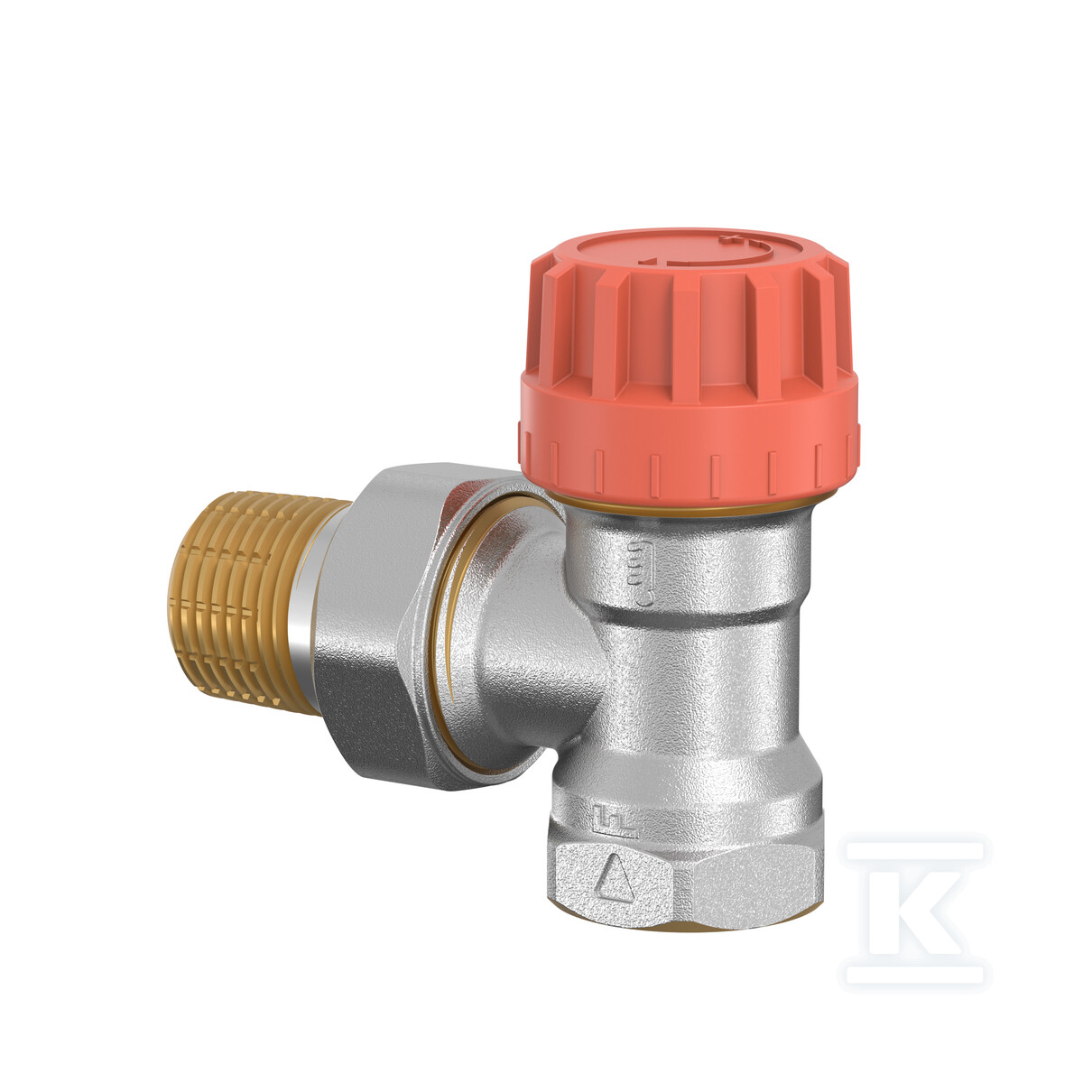 Zawór termostatyczny kątowy Kv 0,028 - - R858624