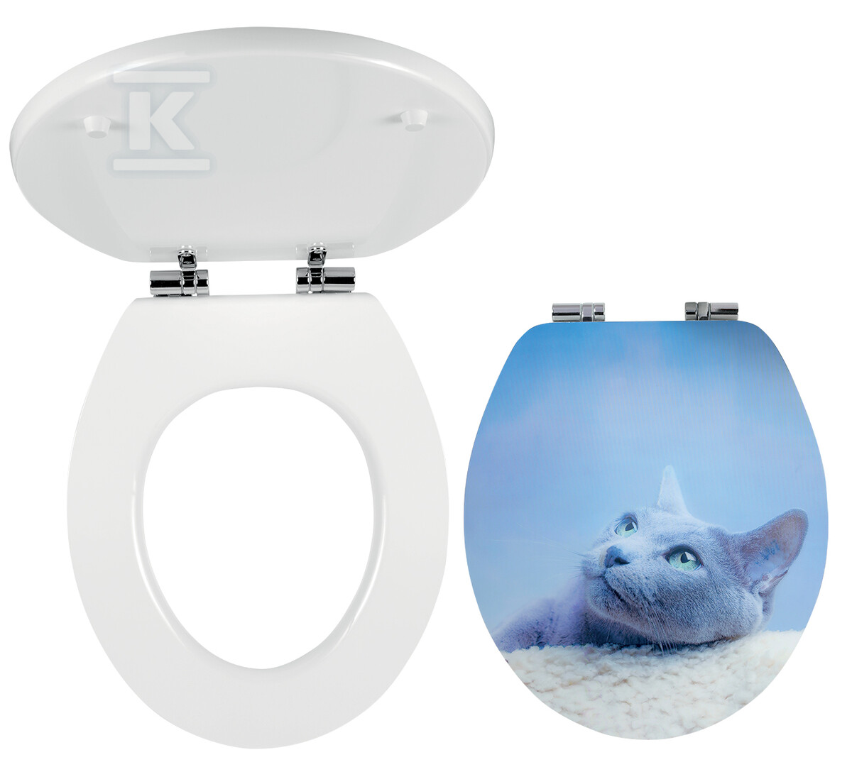 Deska sedesowa WC wolnoopadająca MDF - WC/SOFT3D