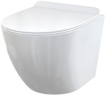 Miska WC wisząca + deska sedesowa SLIM SOFTCLOSE duroplast