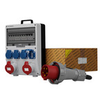 Građevinski razvodni orman sa TD-S/FI SKH kablom 2x32A 4x230V Schuko Doktorvolt 0021