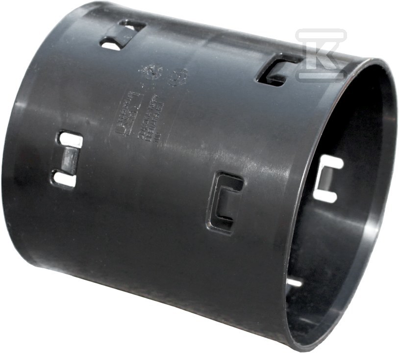 PVC drainage sleeve DN/OD 125, black - 1603213900