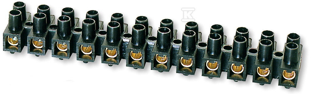 Terminal block, threaded, - 22412217