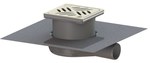 Ultraflat 54 DN 50 drain with a slot grate without the Lock & Lift locking system