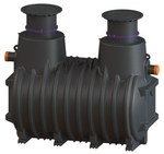 Жировідділювач Euro "G" NS20, для установки в землю, люк класу B