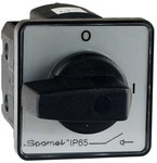 Перемикач 10 A, перемикач ланцюгів 0-1-2-3, для монтажу на панель лицьова сторона сіре колесо чорне SK10G-2.8445\P03