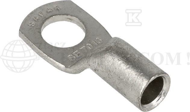 Końcówka oczkowa miedziana cynowana - SE-07016