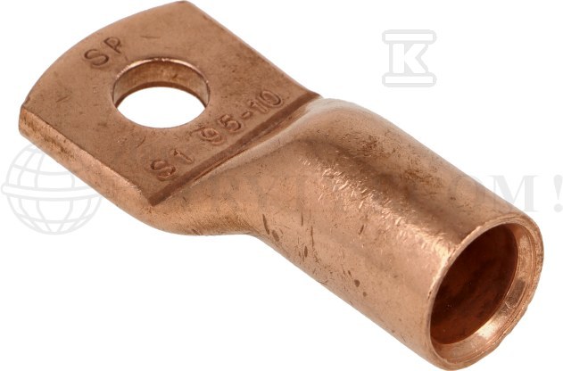 Końcówka oczkowa miedziana niecynowana - SE-09510W