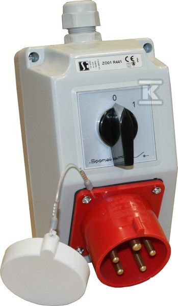 КОМПЛЕКТ ПРИЙМАЧА O-I/16A, 3P+N+PE, - ZO02\R211ZC