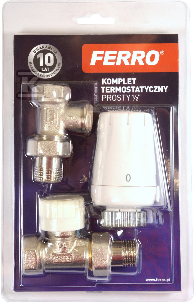 Zestaw termostatyczny typ ZTM07, prosty - ZTM07