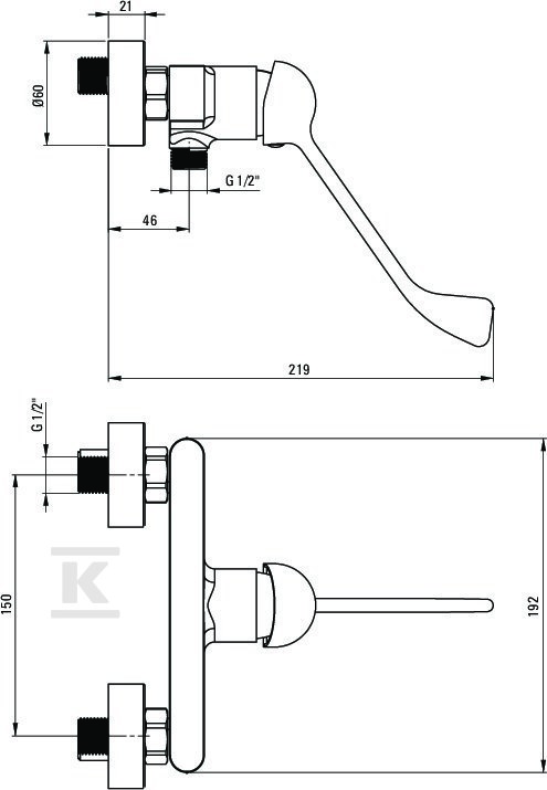 Alpinia shower faucet with Clinic - BGA_040C