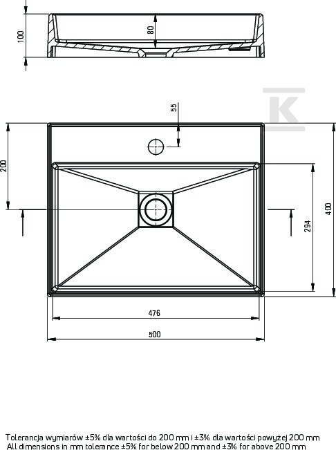 Granite washbasin placed on a - CQR_NU5S