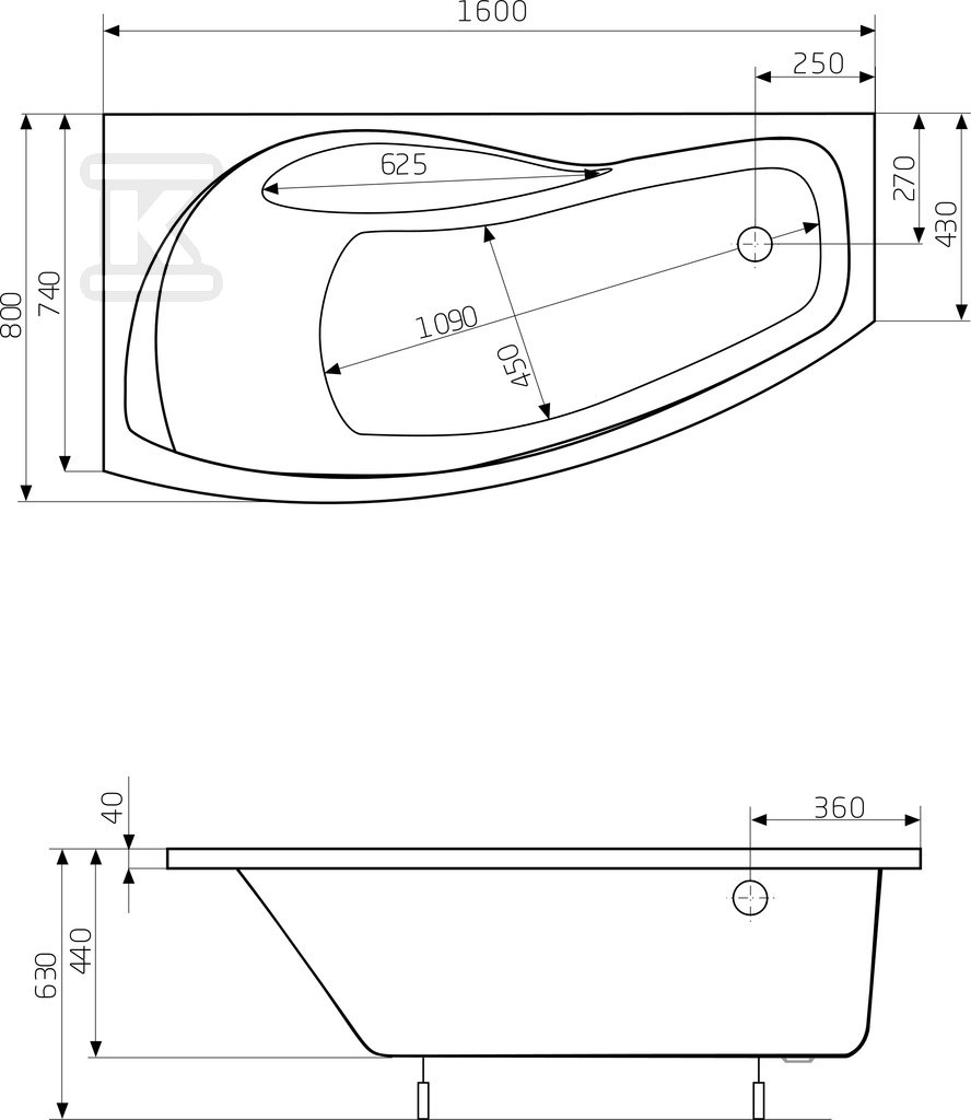 Nicole kada, leva, nogice 1600x800 - A24T153000