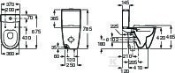 Miska WC ONA do kompaktu Rimless 67,5 - A342687S00