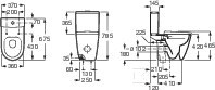 Miska WC ONA do kompaktu Rimless 67,5 - A342687080