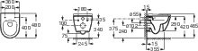 Miska WC ONA podwieszana Rimless CPT 48 - A346688S00