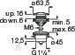 Universal click-clack plug with chrome - A505401000