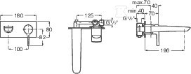 Element podtynkowy Insignia Black do - A5252206CN