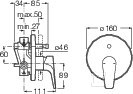 Bateria wannowo-prysznicowa Atlas - A5A0690C00