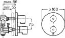 Bateria termostatyczna prysznicowa - A5A2M18C00