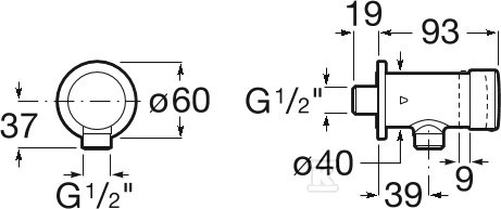 Bateria FLUENT pisuar natynkowy - A5A9D24C00