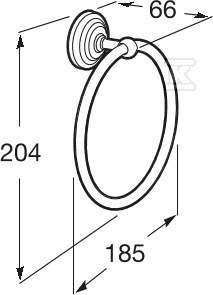 Wieszak okrągły O210mm - A817002001