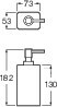 Dozownik do mydła stojący ONA - A817673C60