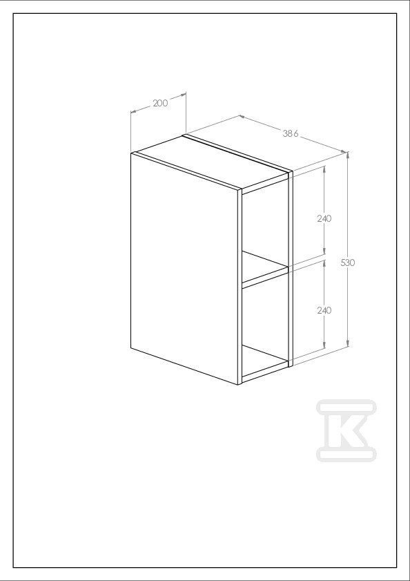 Moduł boczny KWADRO 20 cm, do - A857975153