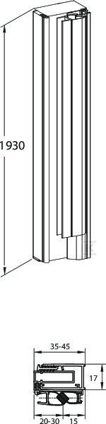 Profil ścienny Capital Black z - AM48195060