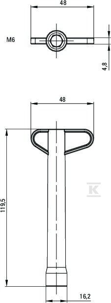 Klucz rurowy do trudno dostępnych - XDCY6TGZ6