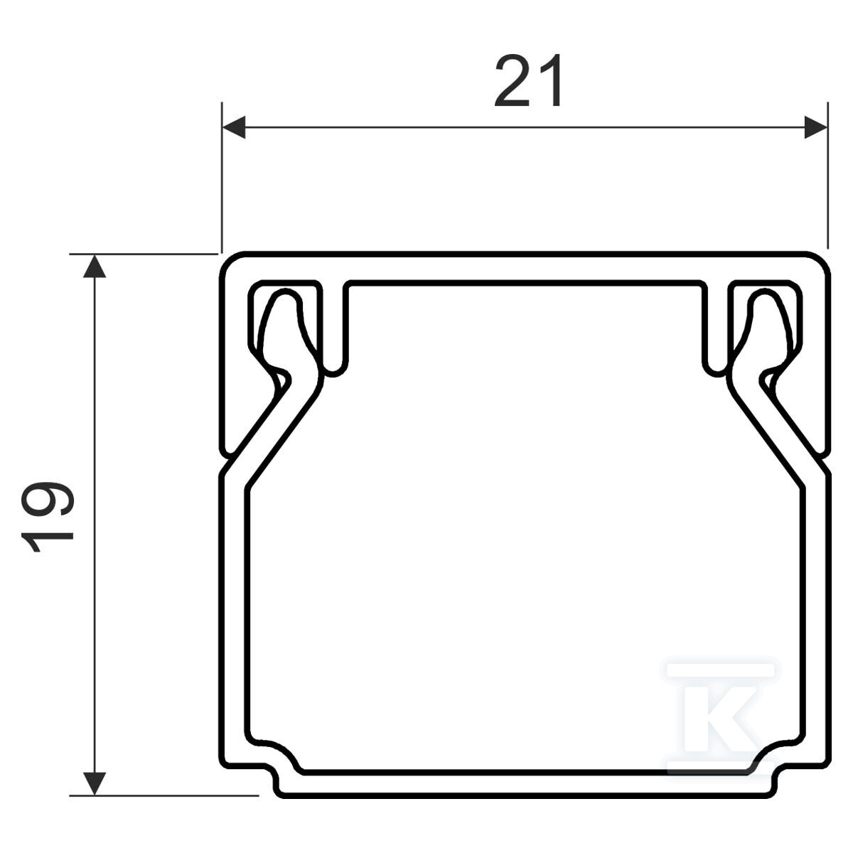 LHD 20x20 P2 traka LHD 20X20_P2 - LHD 20X20_P2