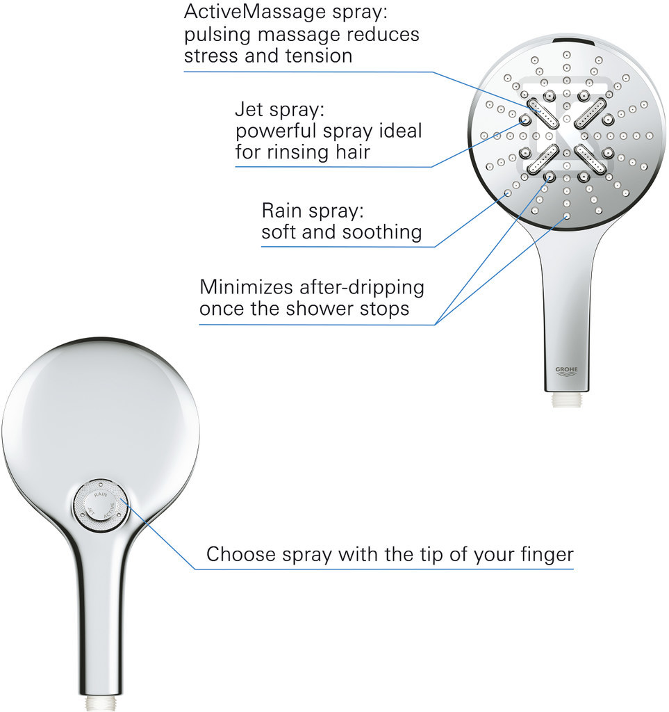 Rainshower SmartActive 130 Hand shower - 26544000