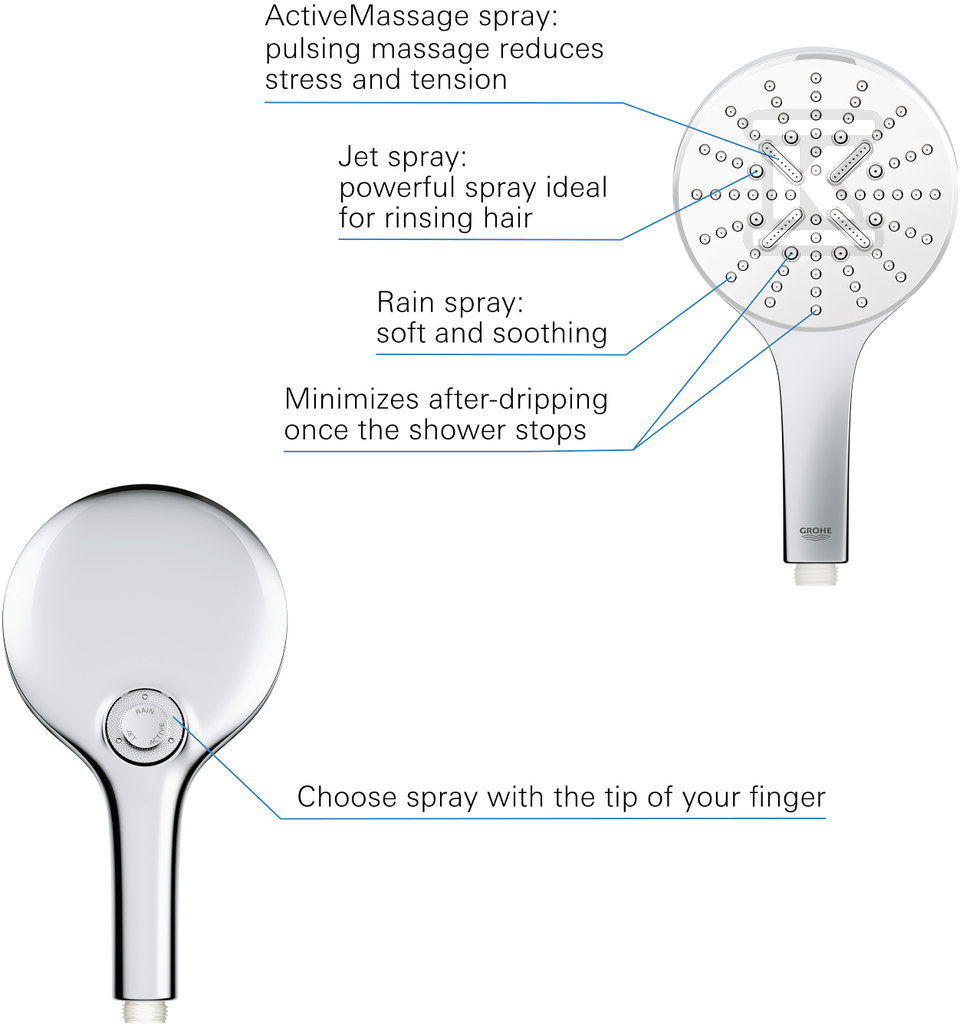 Rainshower SmartActive 130 Hand shower - 26544LS0